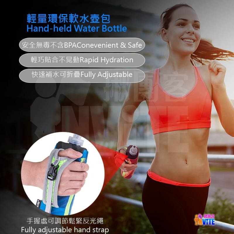 奧尼捷 AONIJIE 手握式軟水壺包 #E908 手持軟水壺袋 戶外運動 路跑 馬拉松 越野 登山 三鐵-細節圖2