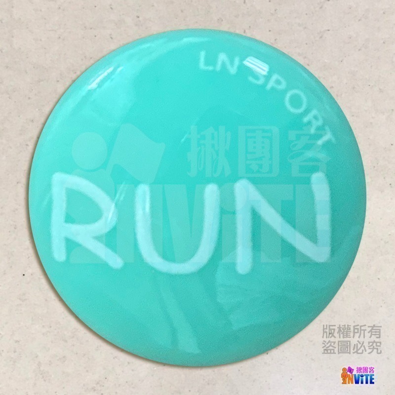 ♢揪團客♢ 號碼布磁扣 國旗 NRC RUN 黃色微笑 馬卡龍 馬尾妹 小狐狸 馬拉松號碼布扣 號碼牌安全扣 4顆/組-細節圖7