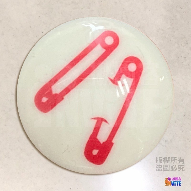 ♢揪團客♢ 號碼布磁扣 國旗 NRC RUN 黃色微笑 馬卡龍 馬尾妹 小狐狸 馬拉松號碼布扣 號碼牌安全扣 4顆/組-細節圖11