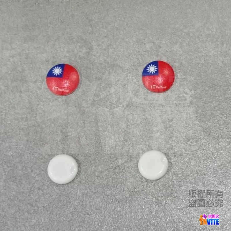 ♢揪團客♢ 號碼布磁扣 國旗 NRC RUN 黃色微笑 馬卡龍 馬尾妹 小狐狸 馬拉松號碼布扣 號碼牌安全扣 4顆/組-細節圖8