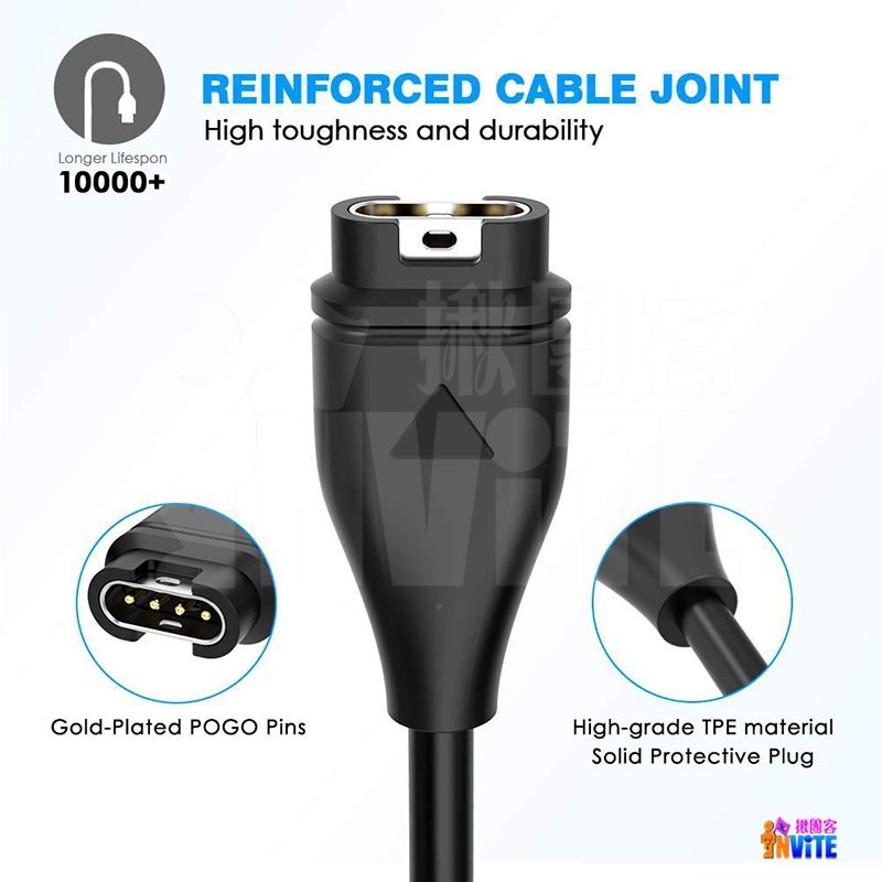 ♢揪團客♢ Garmin USB 充電線 傳輸線 1公尺 945 245 fenix 本我 Venu D2 vívo系列-細節圖4