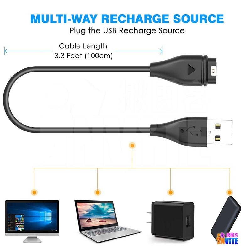 ♢揪團客♢ Garmin USB 充電線 傳輸線 1公尺 945 245 fenix 本我 Venu D2 vívo系列-細節圖5