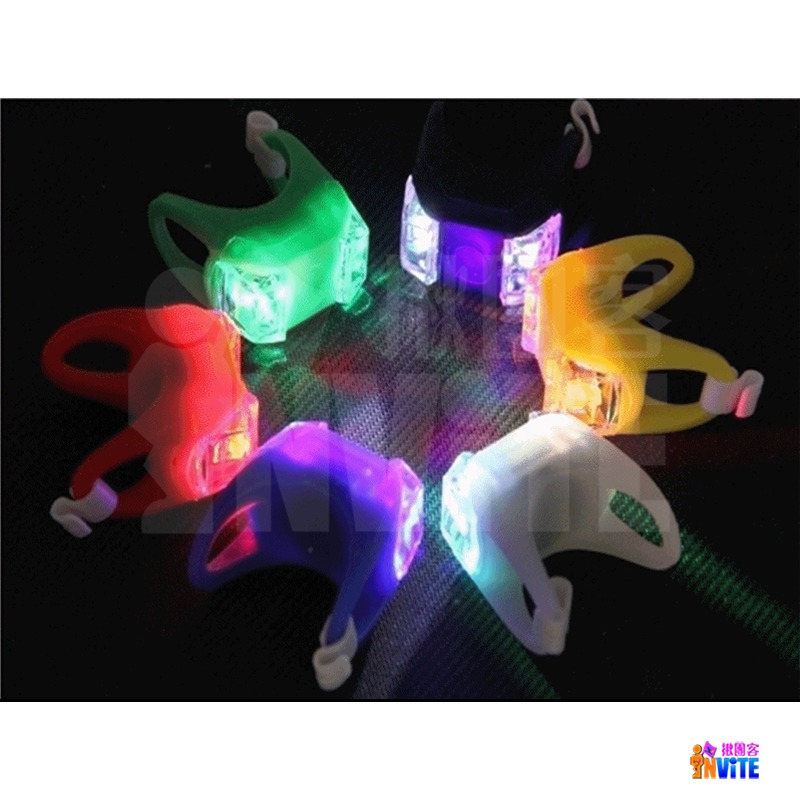 ♢揪團客♢ 第六代青蛙燈 自行車前燈 尾燈 登山 露營 夜跑 夜行警示燈 黑 白 紅 藍-細節圖3