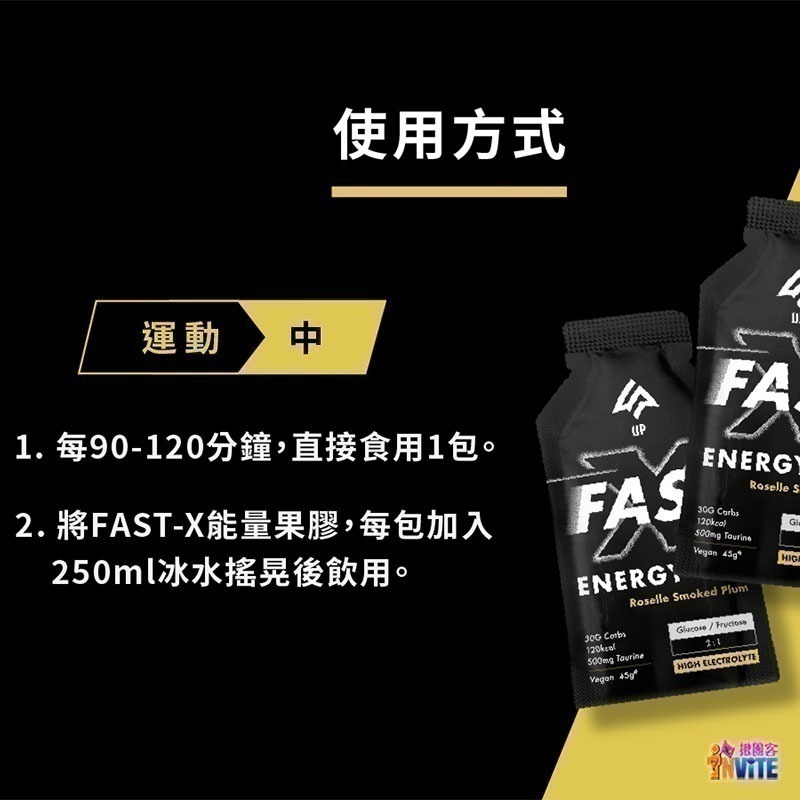 ♢揪團客♢ 【UP Sport】FAST-X 能量果膠 洛神烏梅 登山 三鐵 路跑 越野跑 超速吸收 極致效能 含高劑量-細節圖7