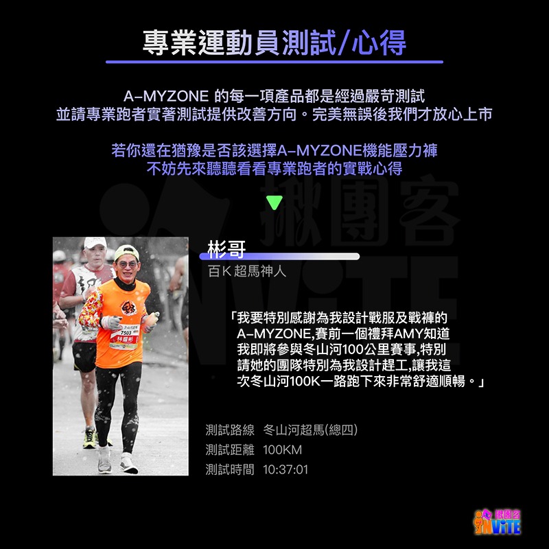 ♢揪團客♢ A-MYZONE 男款 迷彩黑 經典護膝雙面壓力褲 正反兩面可穿 高CP值壓力機能褲-細節圖8