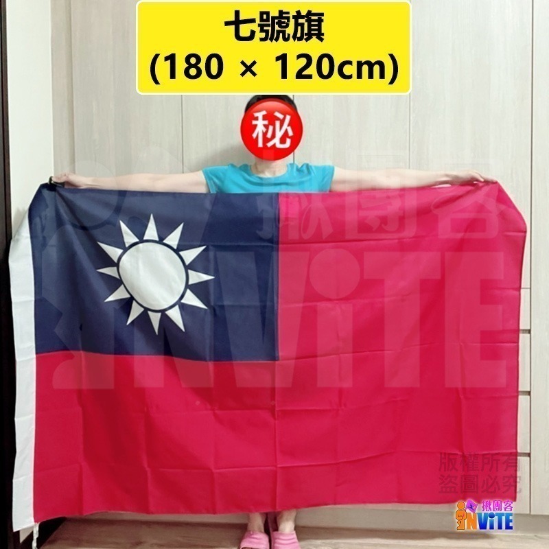 ♢揪團客♢【大尺寸】台灣 中華民國 國旗 正六號 七號 八號 九號 登山拍照 遊行活動 會場佈置 球場加油-細節圖5
