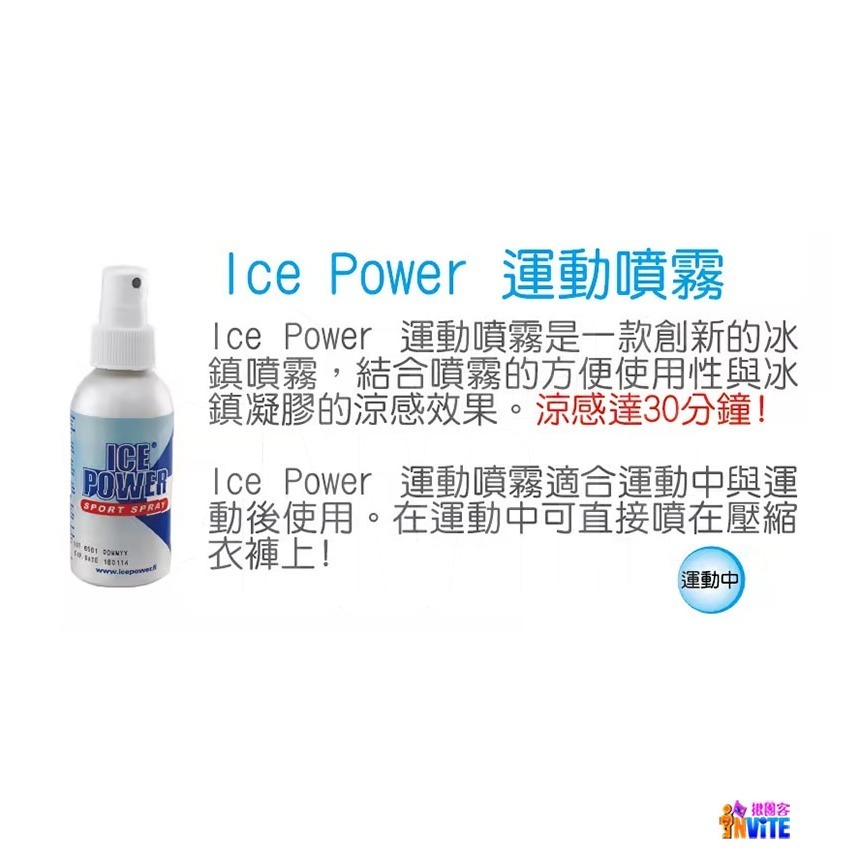 ♢揪團客♢ Ice Power 運動噴霧 125mL 方便使用 冰鎮凝膠 馬拉松 跑步 騎車 單車 鐵人 登山 運動舒緩-細節圖2