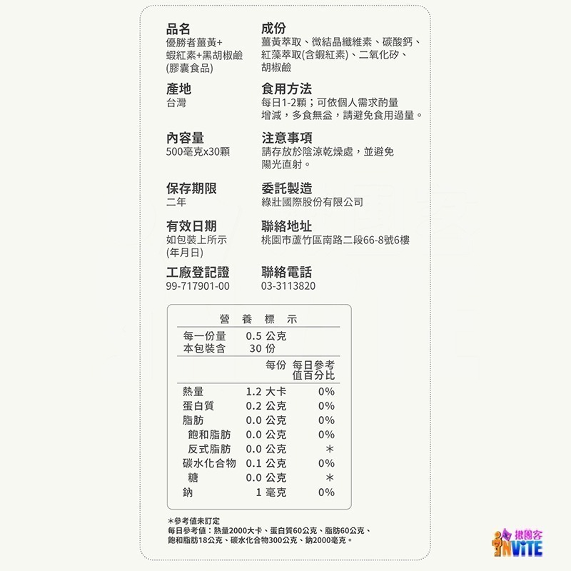 【即期】♢揪團客♢ P.TEAM 優勝者 30粒/盒 PRO.WINNER 薑黃 蝦紅素 黑胡椒鹼 膠囊-細節圖8