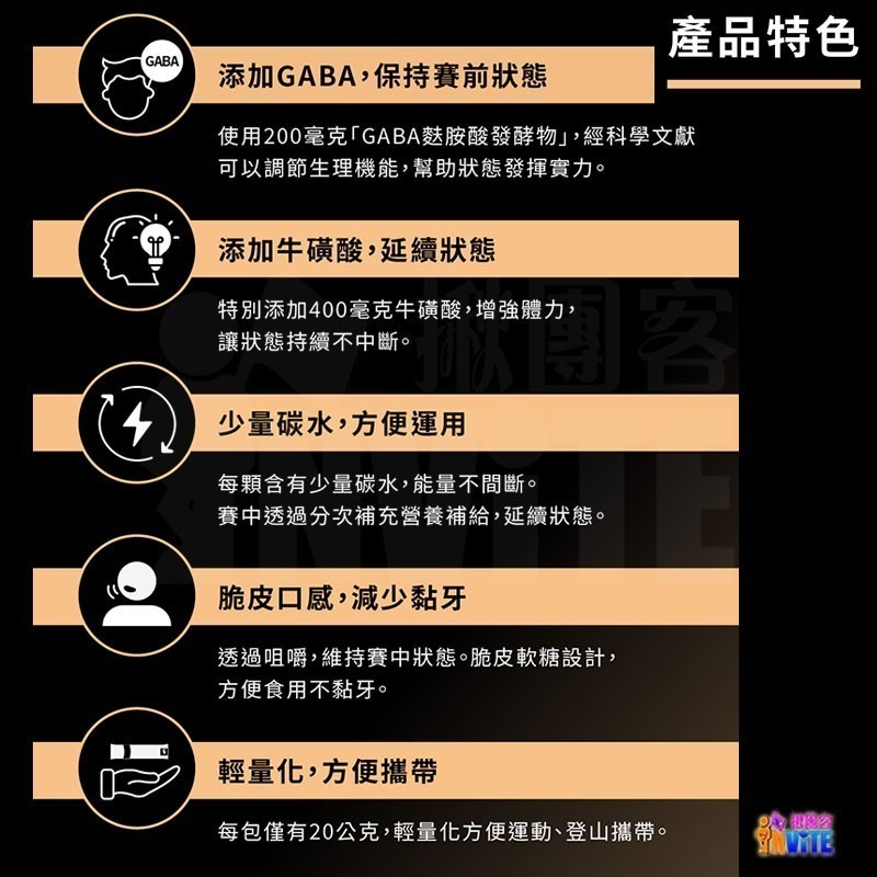 ♢揪團客♢ 【UP Sport】UP FOCHEWS 能量軟糖 多多風味 芒果風味 牛磺酸 GABA 軟糖 脆皮嚼感-細節圖8