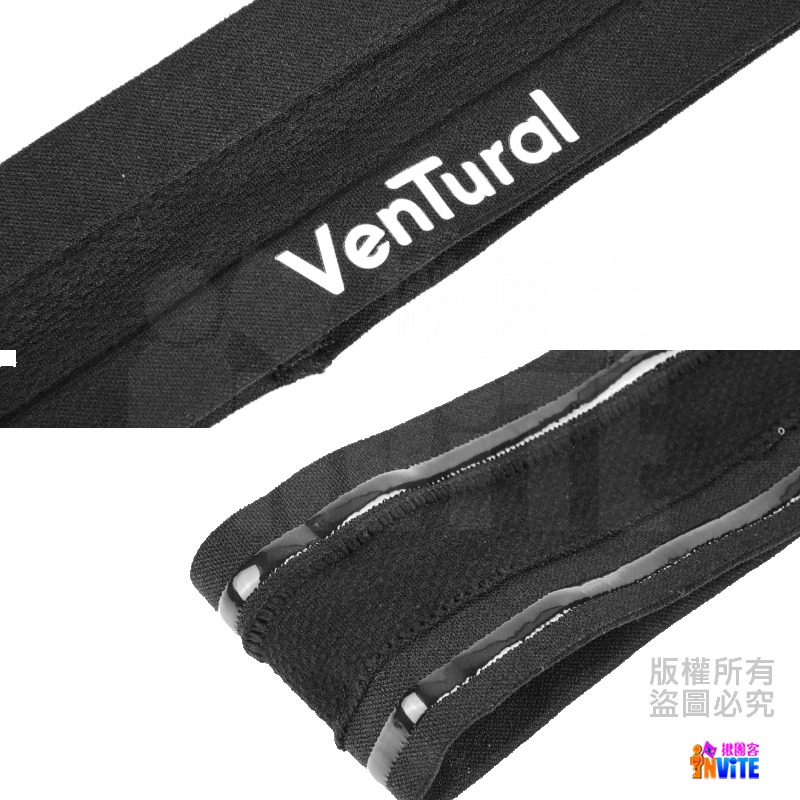 ♢揪團客♢ VenTural 運動止汗頭帶 鋼琴黑 導汗帶 透氣吸汗 運動頭巾 髮帶 專業防滑 頭巾 單入-細節圖5