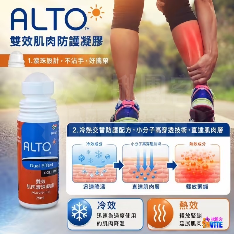 🔥新品🔥♢揪團客♢ ALTO 雙效肌肉防護凝膠 75ml 送1包32Gi果膠 (口味隨機) 肌肉滾珠凝膠-細節圖3