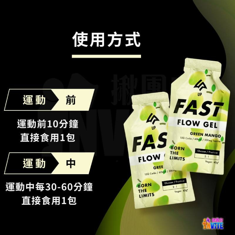 【發票/隔日到貨】♢揪團客♢【UP Sport】UP FAST FLOW 能量果膠 芒果青風味 登山 單車補給 三鐵-細節圖6