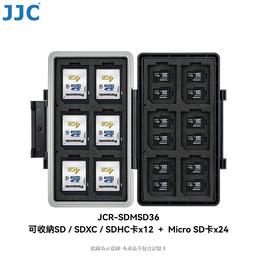 JJC 記憶卡收納盒 記憶卡收納 Micro SD XQD 各式記憶卡 記憶卡盒 SD卡收納 SD卡盒 台灣現貨-規格圖8