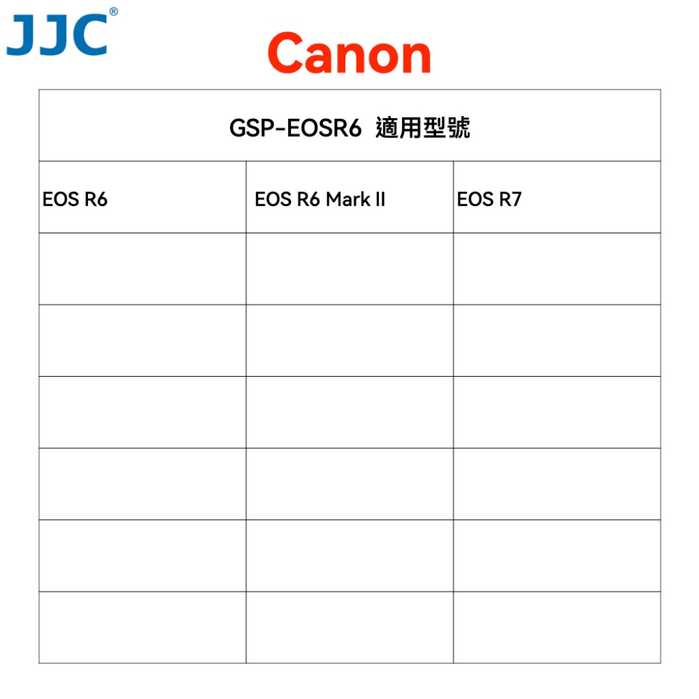 JJC 佳能 Canon 超薄螢幕鋼化膜 R3 R5 R6 R8 R10 R50 M50 M6 MarkII 鋼化膜-規格圖5
