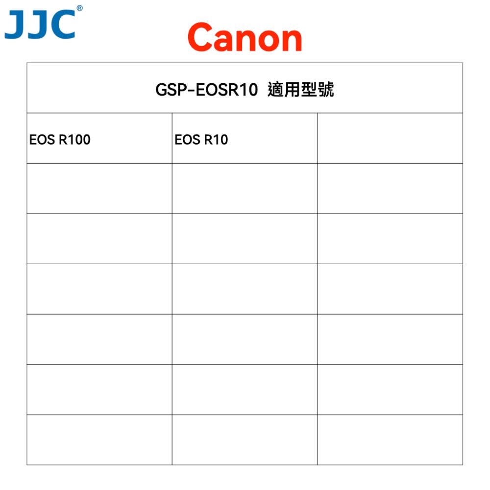 JJC 佳能 Canon 超薄螢幕鋼化膜 R3 R5 R6 R8 R10 R50 M50 M6 MarkII 鋼化膜-規格圖5