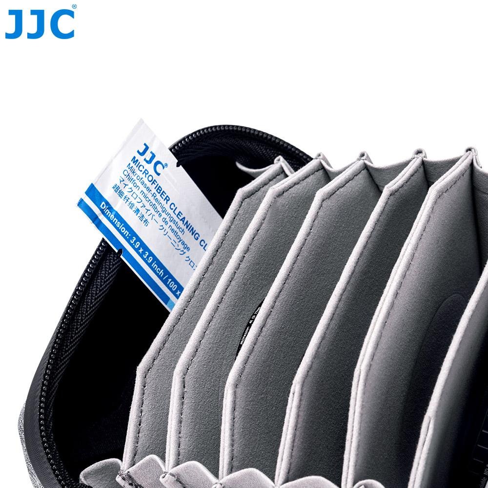 JJC 濾鏡收納包 濾鏡收納 濾鏡包 濾鏡盒 濾鏡 攝影配件 灰色 附贈超細纖維清潔布 台灣現貨-細節圖5