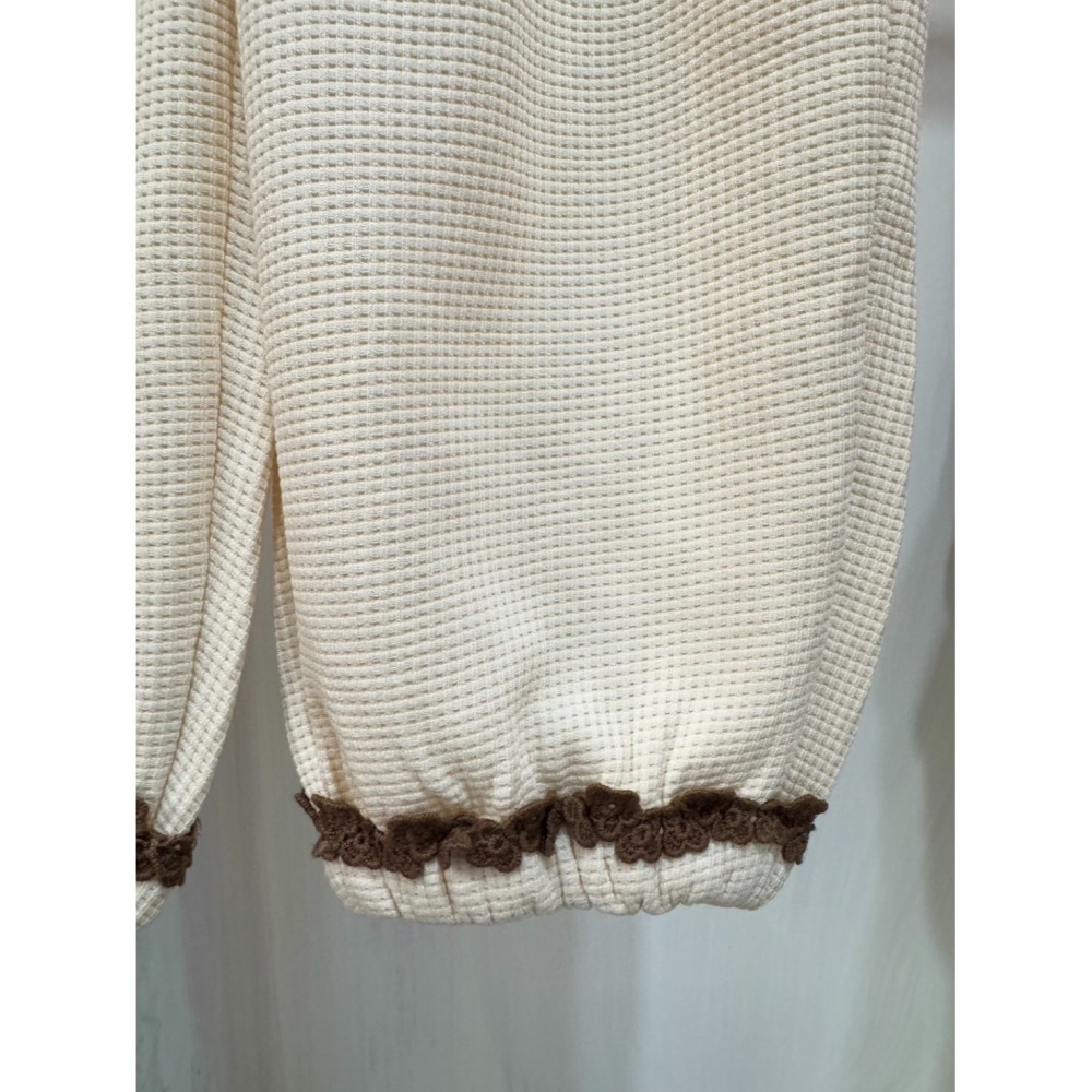 Ruroro實拍杏色柔軟蕾絲褲-細節圖3