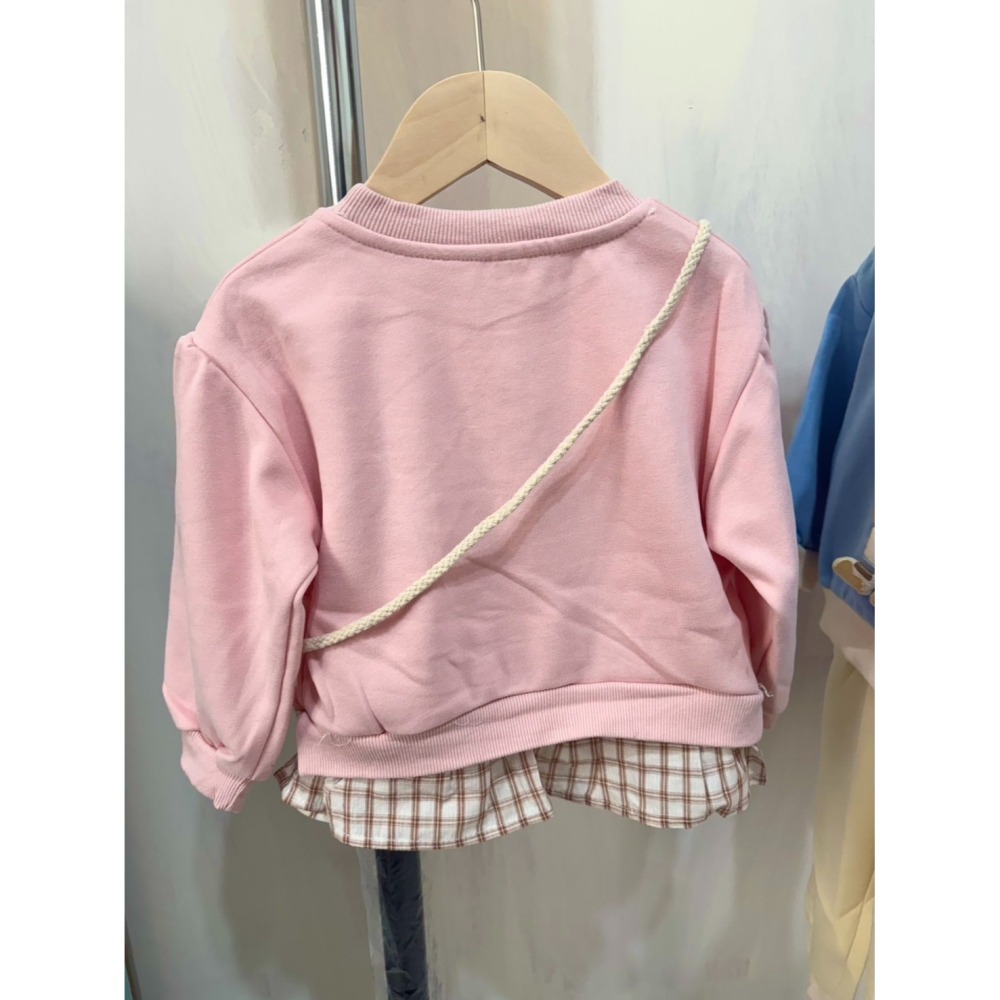 Ruroro實拍假兩件小盆栽上衣(含小花包包)-細節圖2