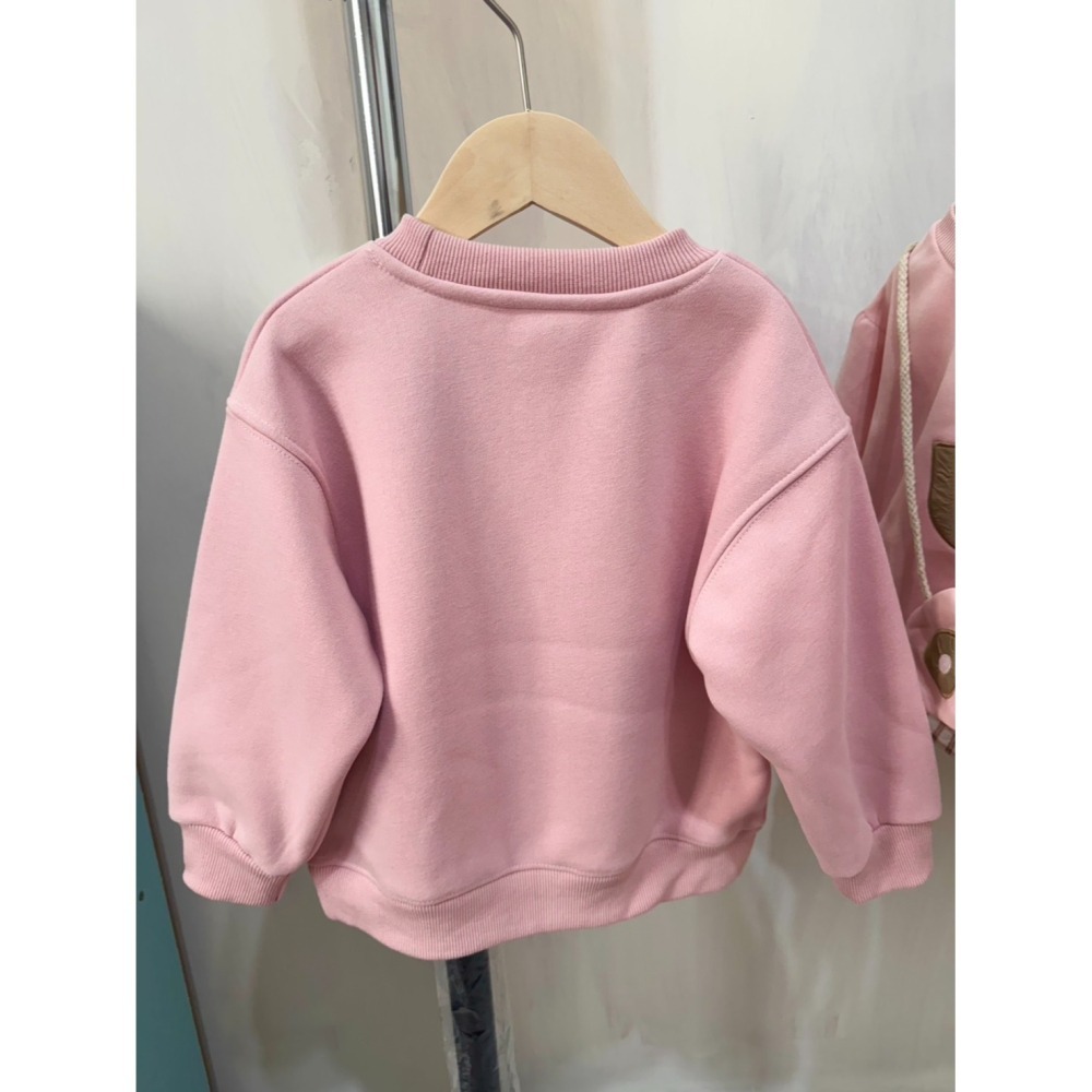 Ruroro實拍粉嫩小熊上衣-細節圖2