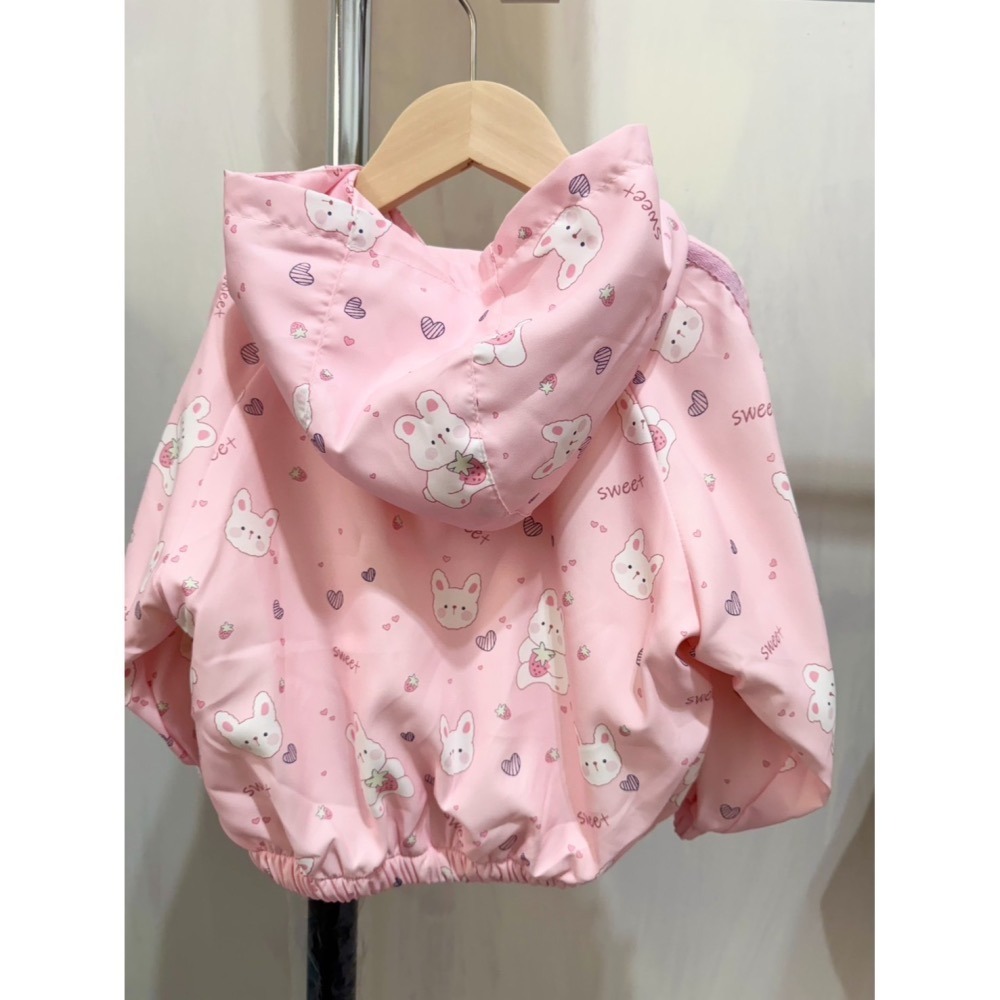 Ruroro實拍粉紅小兔側邊袖子蝴蝶結-細節圖2