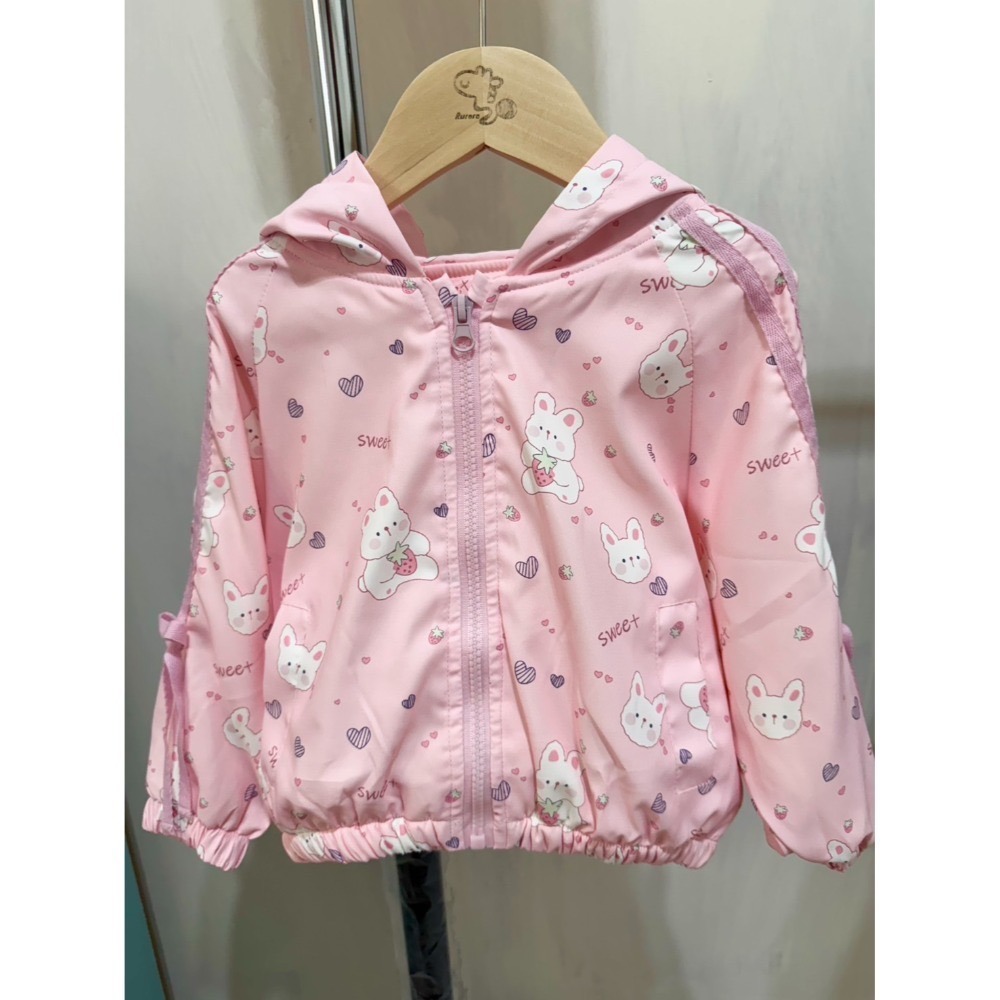 Ruroro實拍粉紅小兔側邊袖子蝴蝶結-規格圖5