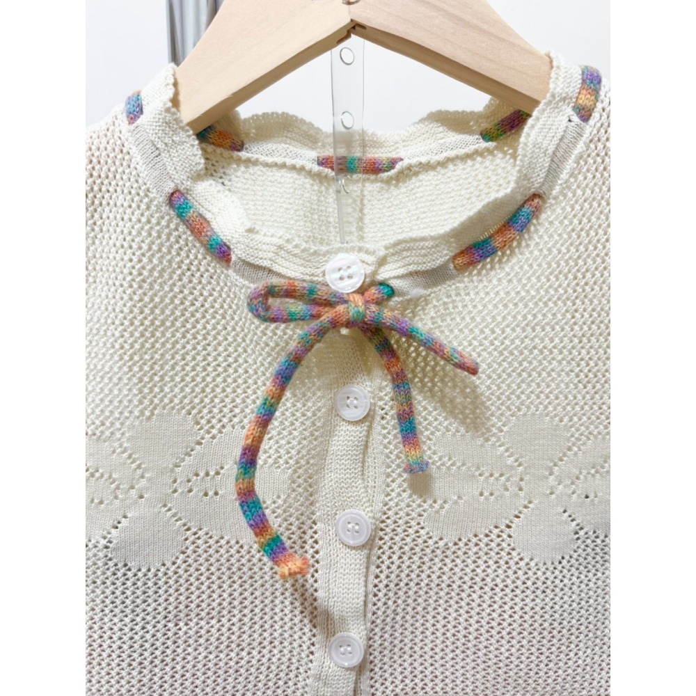 Ruroro實拍針織小背心套裝-細節圖2