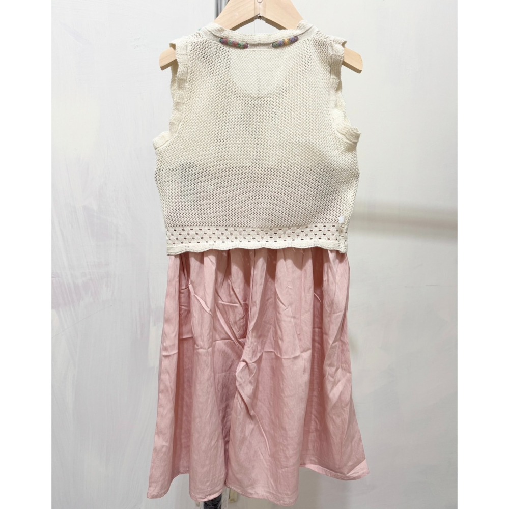 Ruroro實拍針織小背心套裝-細節圖3