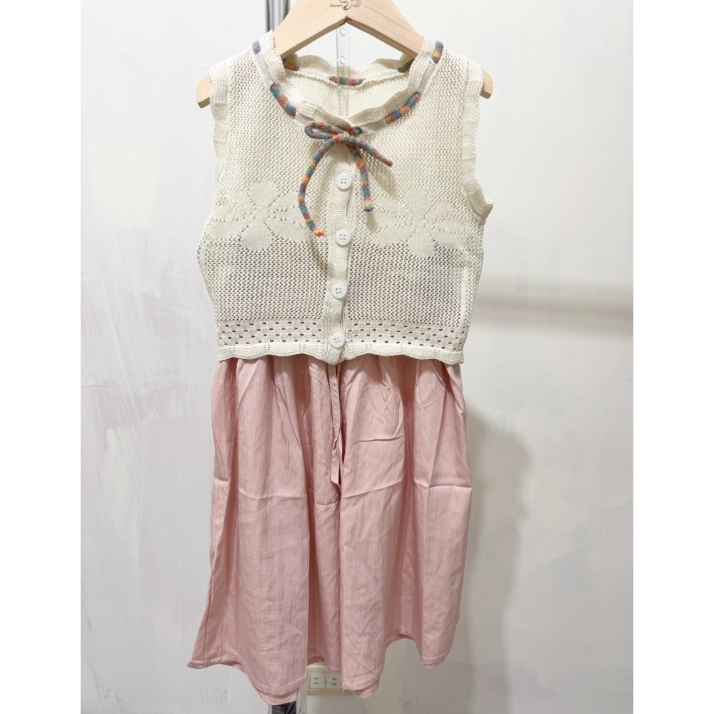 Ruroro實拍針織小背心套裝-規格圖4