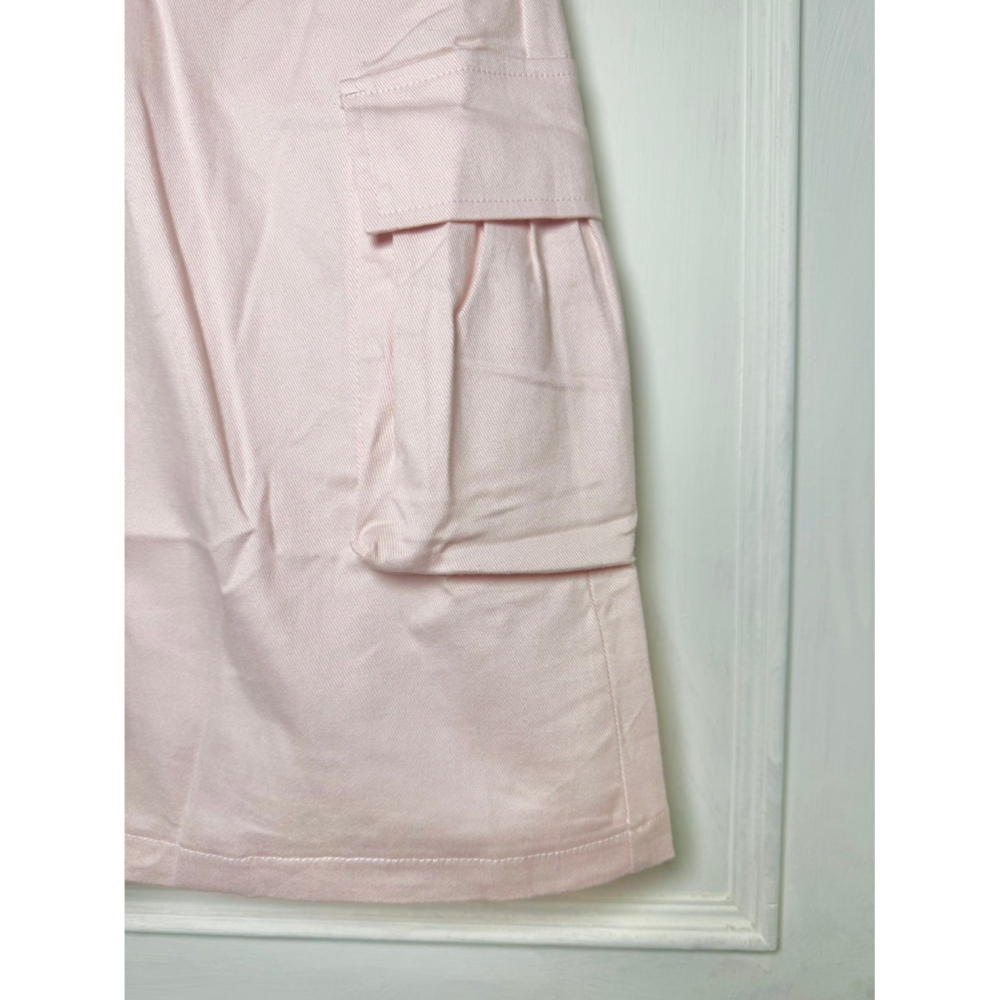 Ruroro粉色雙口七分裙-細節圖4