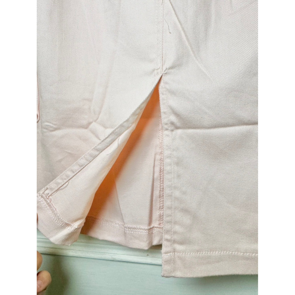 Ruroro粉色雙口七分裙-細節圖5