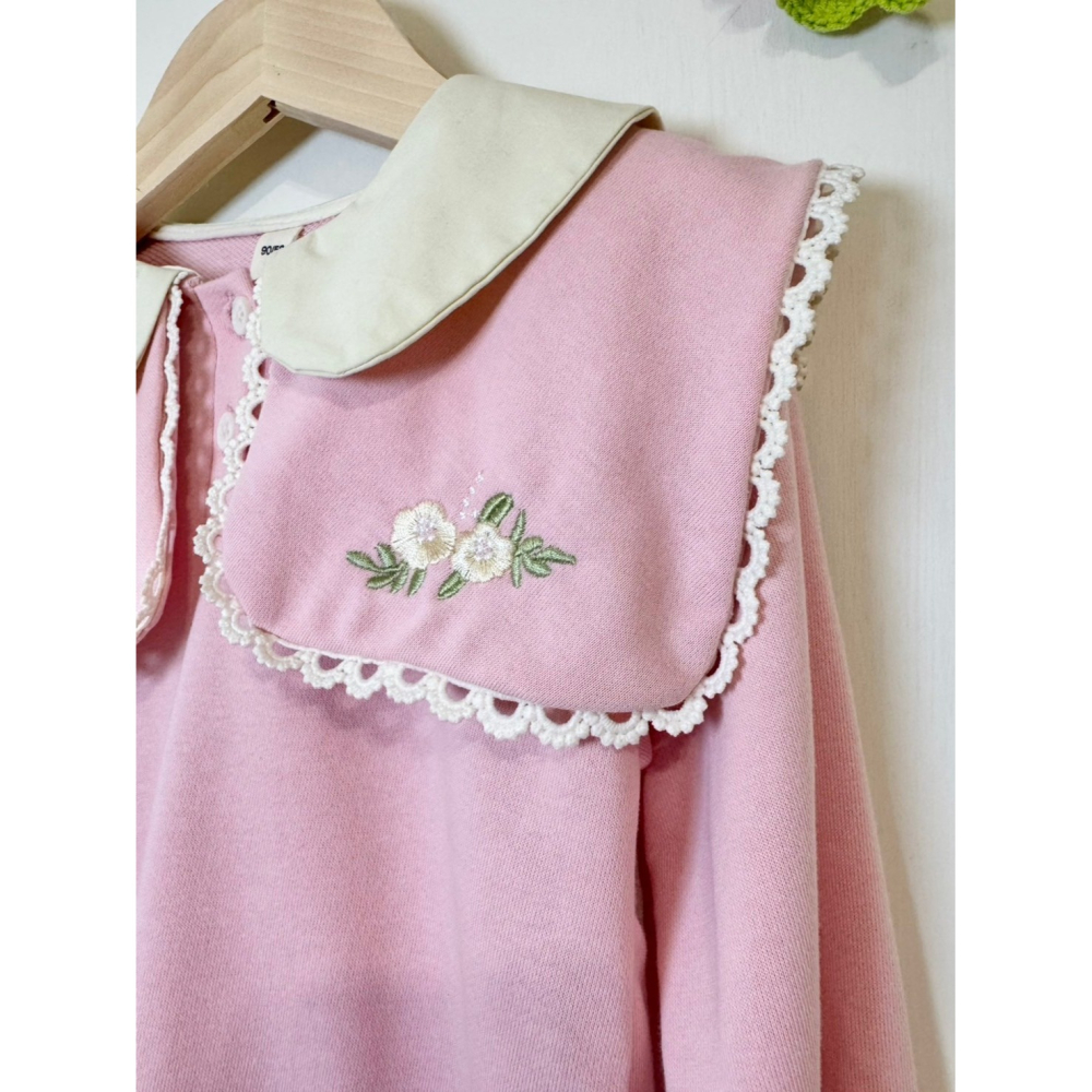 Ruroro實拍方形娃娃領上衣-細節圖2