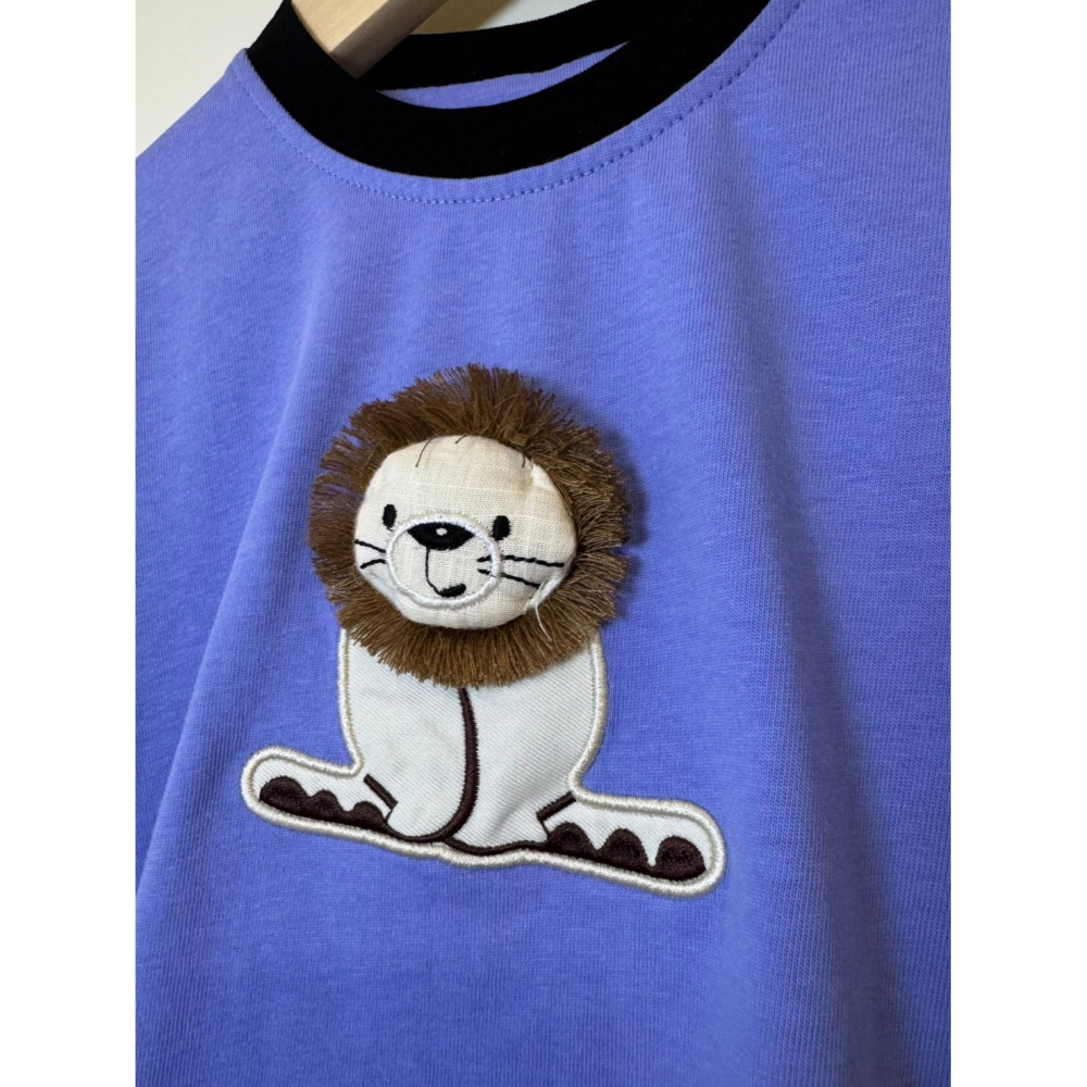 Ruroro實拍小獅子薄長袖上衣-細節圖2