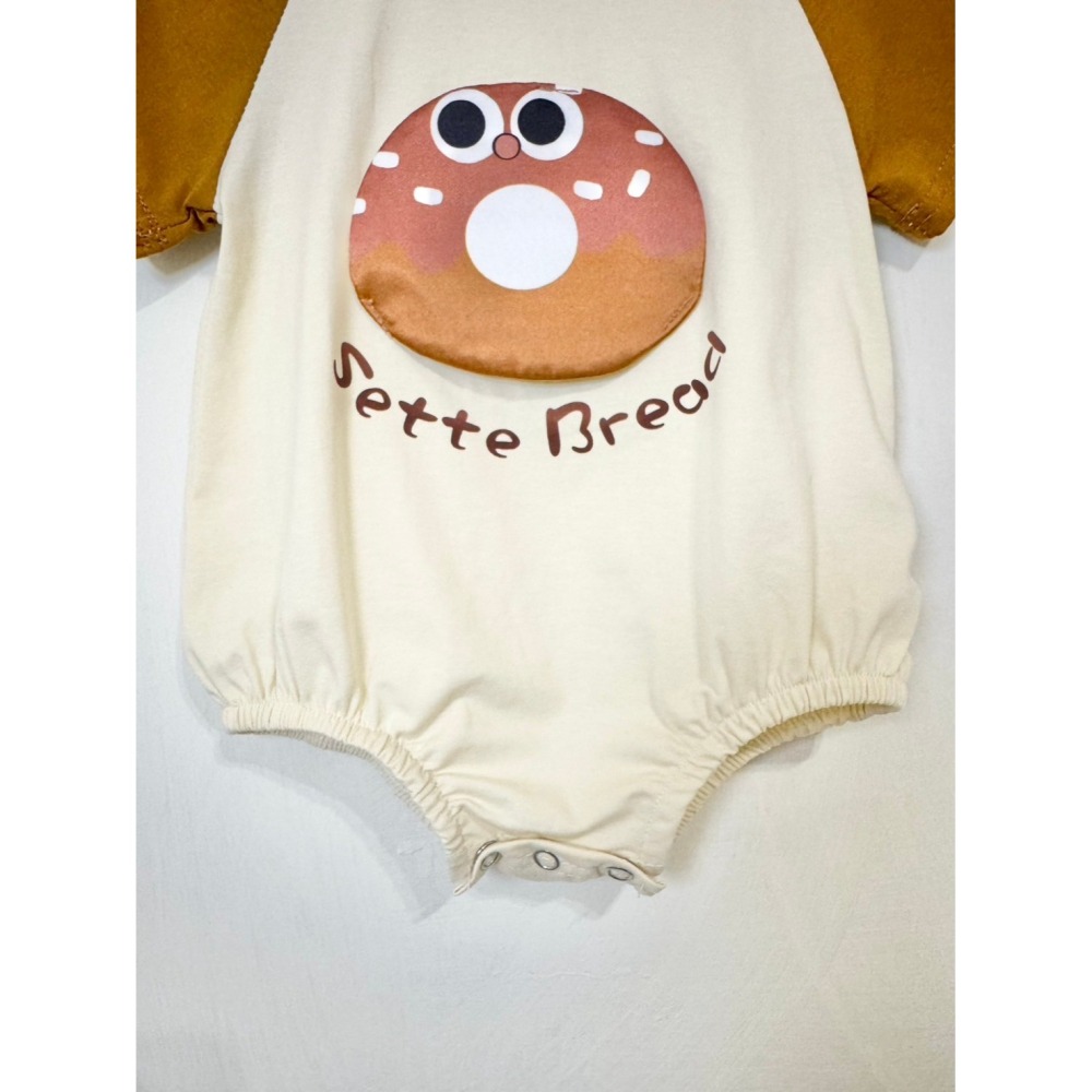 Ruroro實拍甜甜圈短袖包屁衣-細節圖2