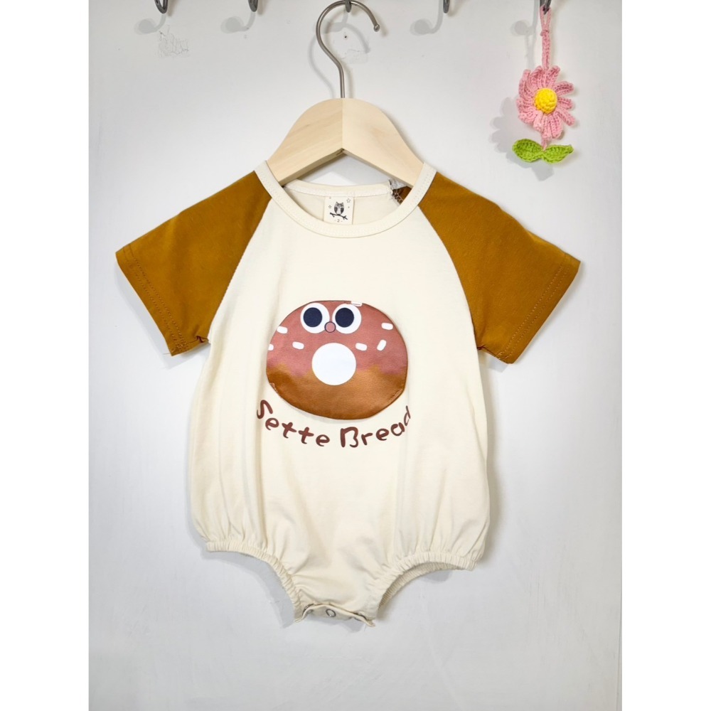 Ruroro實拍甜甜圈短袖包屁衣-規格圖3