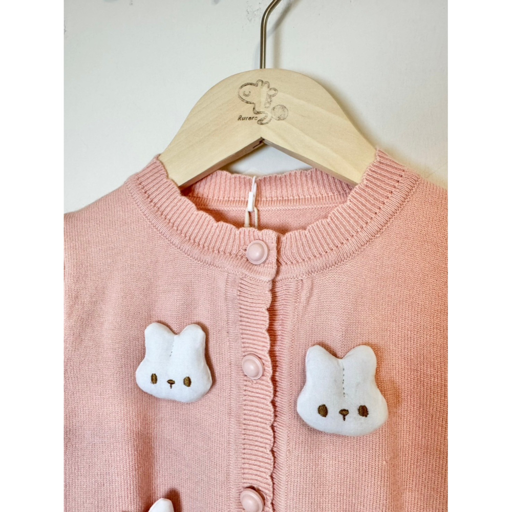 Ruroro實拍立體兔兔長袖毛衣-細節圖3