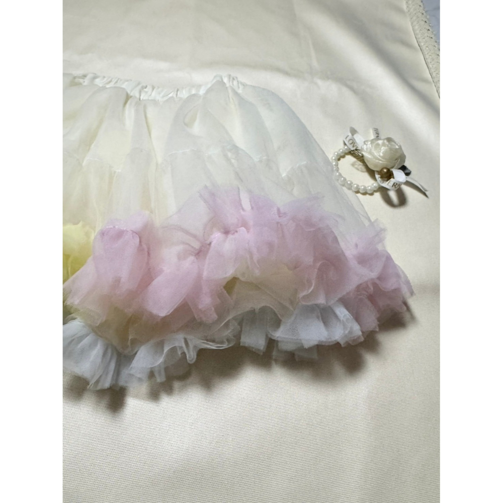 Ruroro實拍四層紗彩色澎澎裙-細節圖2