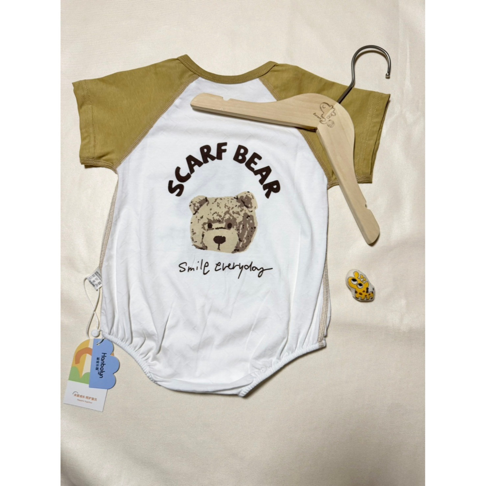 Ruroro實拍超柔微彈性泰迪熊包屁衣(兩色)-細節圖4