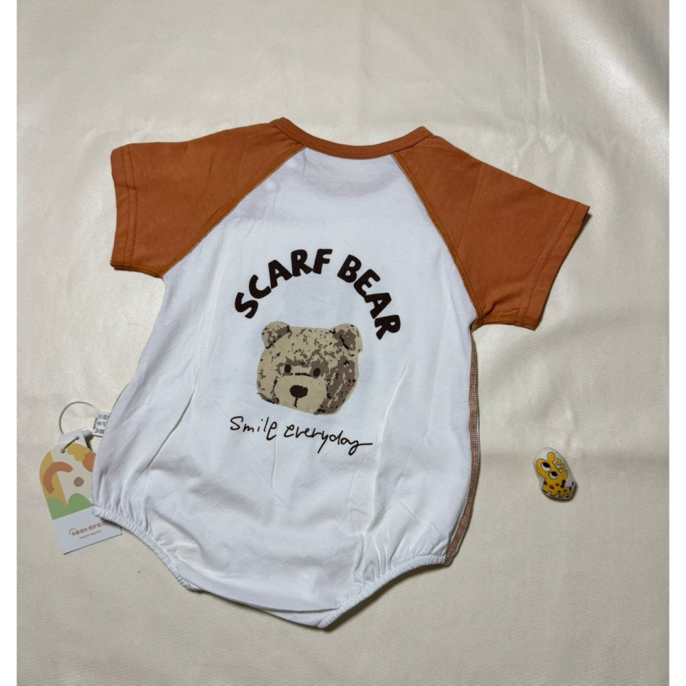 Ruroro實拍超柔微彈性泰迪熊包屁衣(兩色)-細節圖5