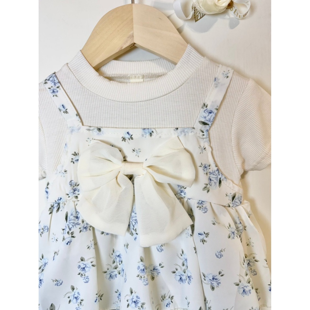 Ruroro實拍大蝴蝶結洋裝-細節圖2