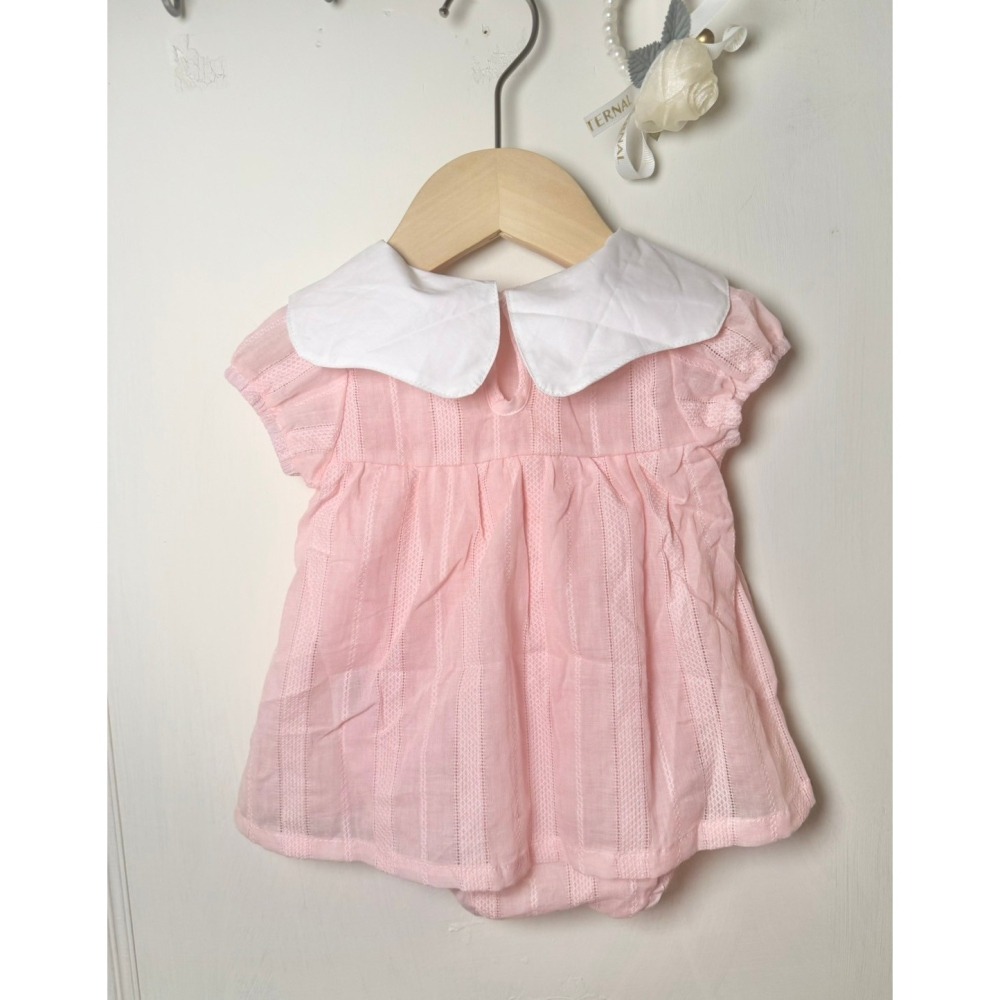 Ruroro實拍娃娃領包屁裙-細節圖3