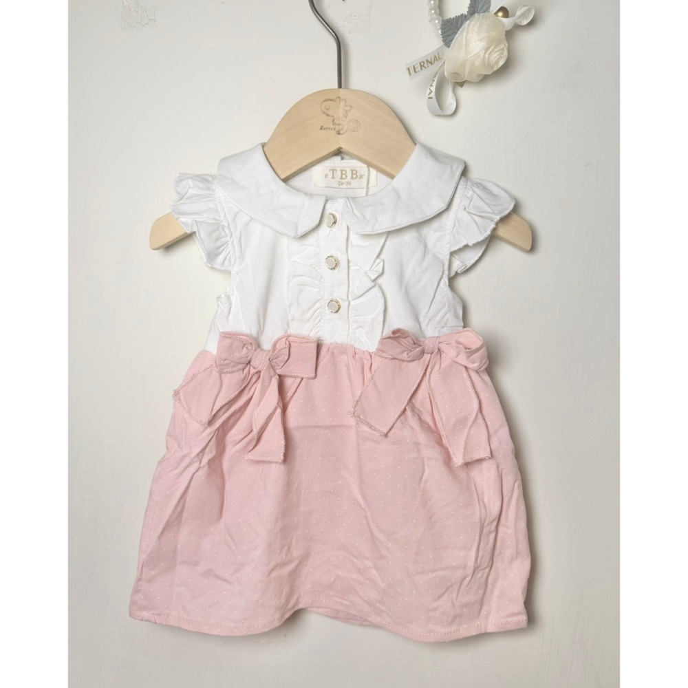 Ruroro實拍雙蝴蝶結小淑女包屁裙-規格圖4