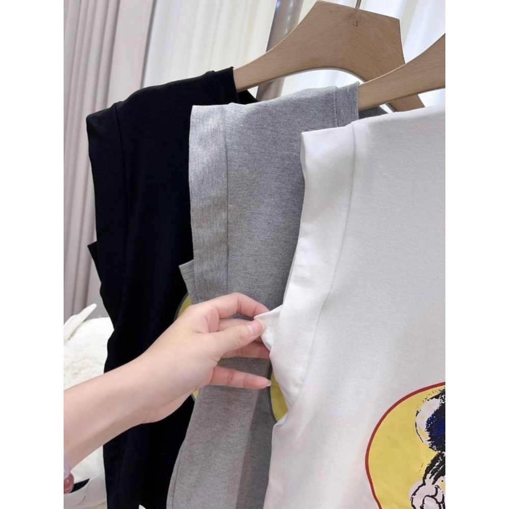 (A342)米妮飛袖短版上衣-3色-細節圖7