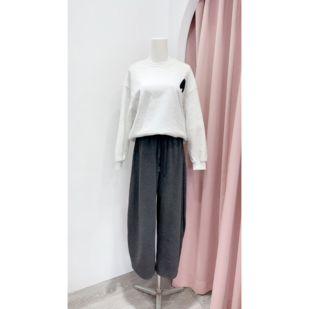 (A370)英字內刷絨長袖大學t-2色 保暖 長袖上衣-細節圖2