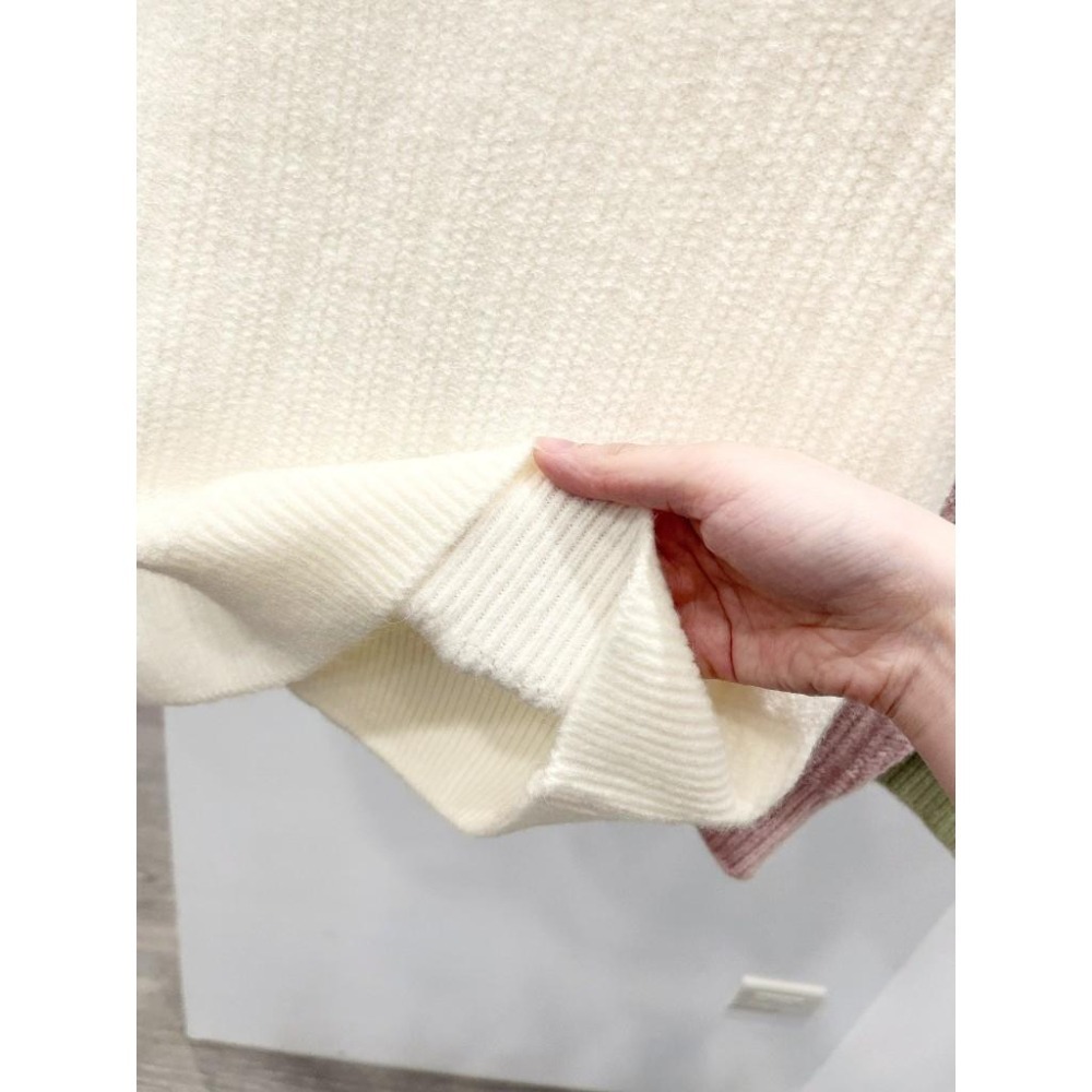 (A362)v領無袖針織背心-7色 短版針織背心-細節圖3