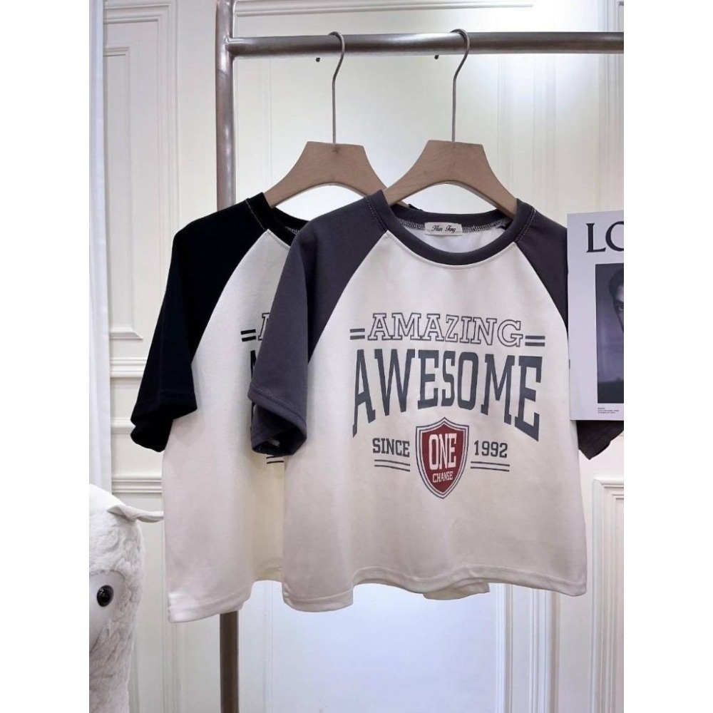 (A343)美式復古上衣+鬆緊工裝短裙二件式套裝-2色-細節圖6