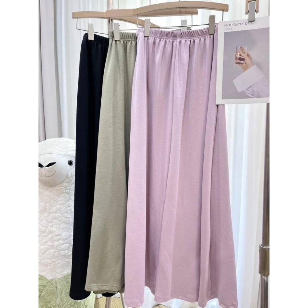 (A340)空氣棉抽繩上衣＋長裙二件式套裝-3色-細節圖7