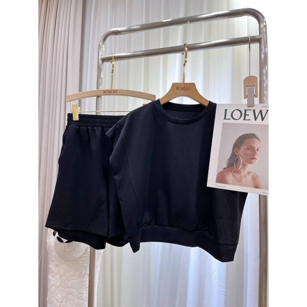 (A349)無袖縮腰上衣+短褲二件式套裝-3色-規格圖3