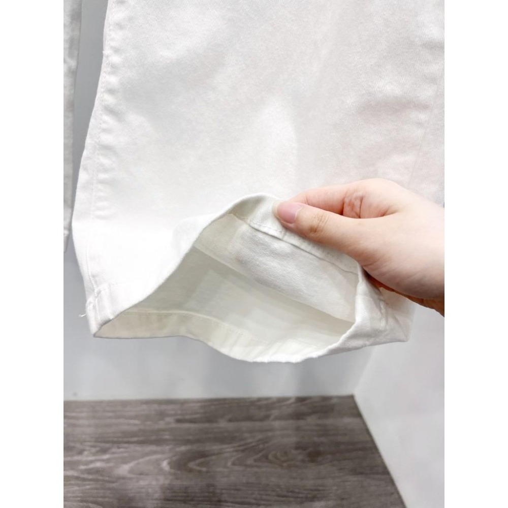 (D223)雙釦彈力落地直筒寬褲S-XL (2色)-細節圖5