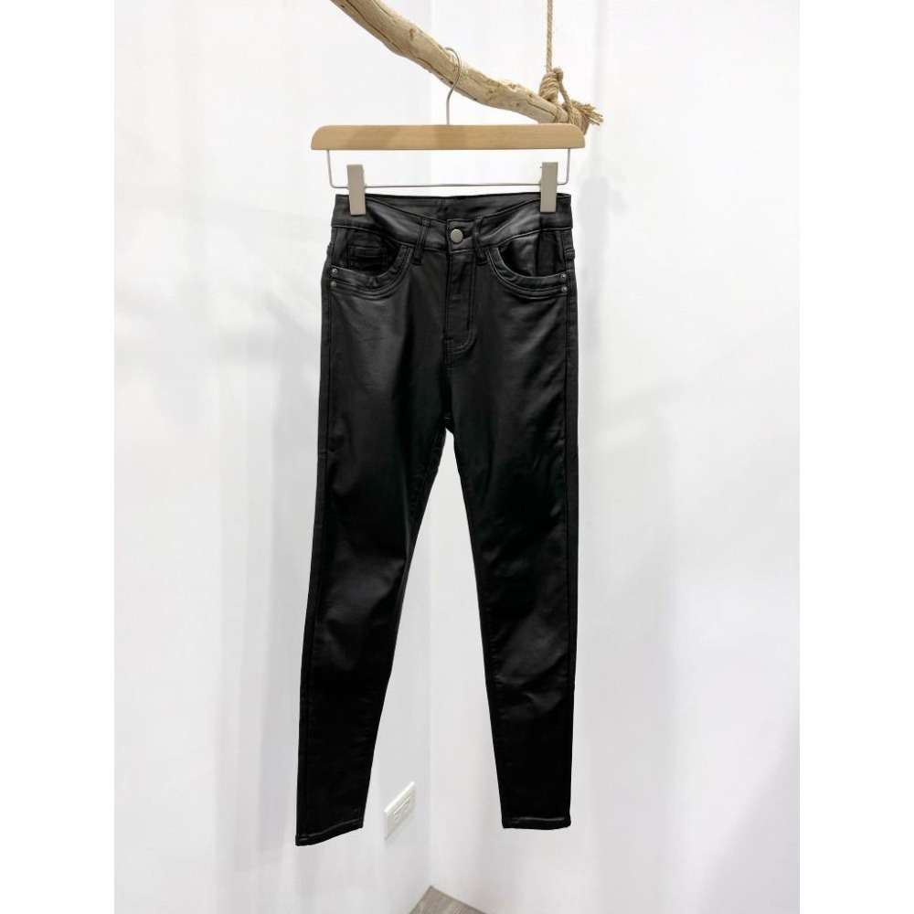 (D221)內磨毛彈性皮褲S-XL-細節圖4