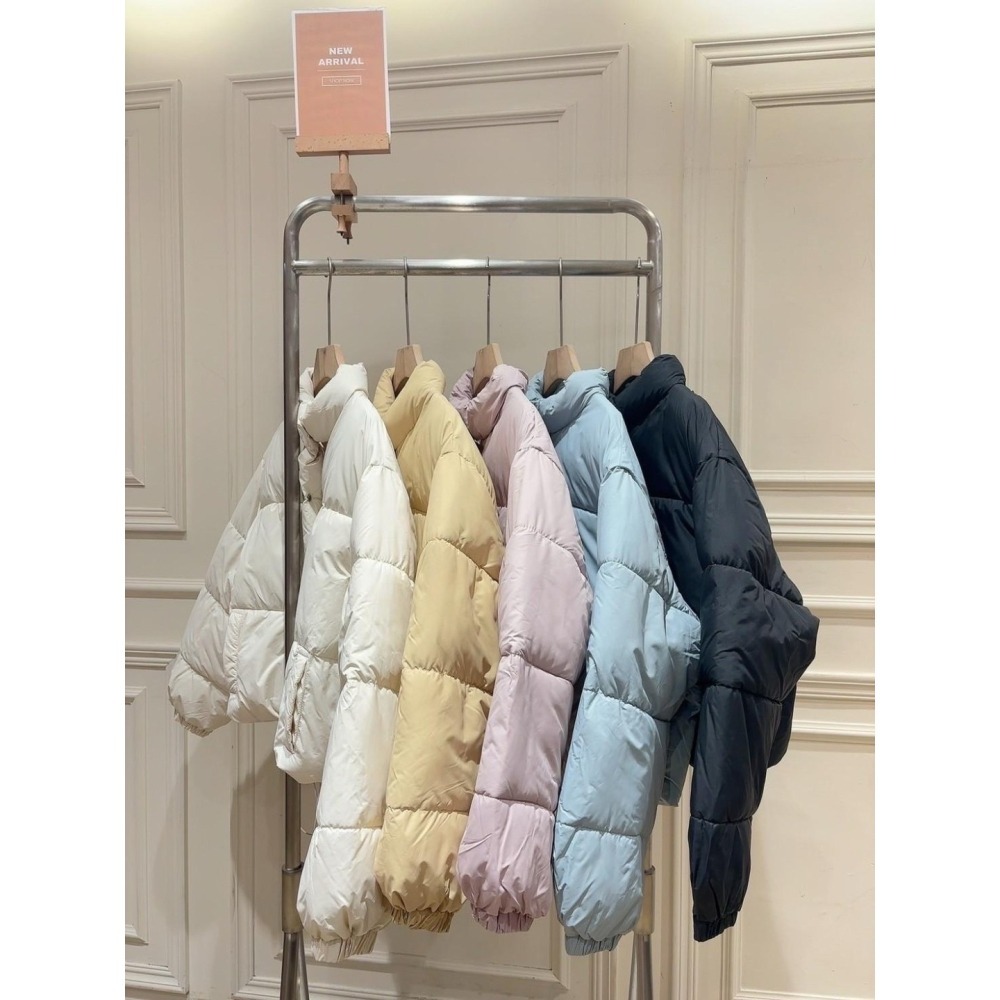 (G48)短版鋪棉麵包外套-5色 保暖 冬天外套-細節圖8